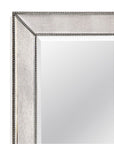 Beaded - Wall Mirror - Silver