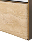 Russo - Oversized Modern Mirror - Light Brown