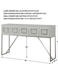 Abaya - Console Table - White