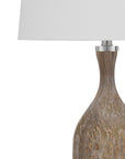 Greeley - Table Lamp - Dark Brown / White