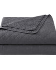 Cotton Comfort - Full/Queen Quilt Set Set of 3 - Charcoal