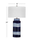 Shire - Table Lamp - Blue / White
