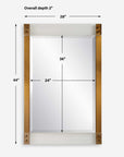 Nera - Plated Brass Mirror