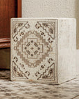Dakota - Ceramic Wastebasket, 2 Per Carton - Cream