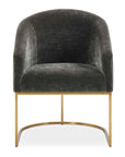 Hanni - Dining Chair - Charcoal / Gold