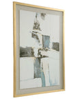 Crosswalk - Abstract Art - Gold