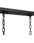 Jarsdel - 6 Light Industrial Island Light - Black