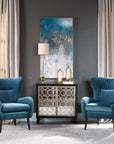 Dax - Mid-Century Accent Chair - Blue