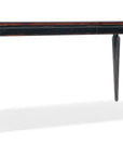 Charleston - Rectangle Leg Dining Table With 2-22" leaves - Dark Brown