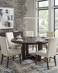 Driftwood - Upholstered Side Chair Set of 2 - Beige / Worn Saddle