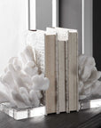 Charbel - Bookends (Set of 2) - White