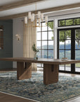 Athens - Rectangular Dining Table - Chocolate Brown