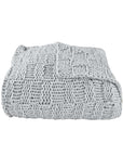 Chess Knit - Throw - Gray