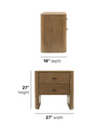 Normandy - Nightstand - Light Brown