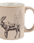 White Pine - Ceramic Dinnerware Set Set of 16 - Brown