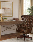 EC - Erin Executive Swivel Tilt Chair - Dark Brown
