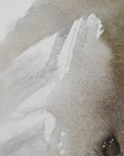Still Moving - Abstract Painting - Brown / Gray / White