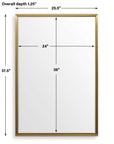Heisler - Mirror - Brass / Gold