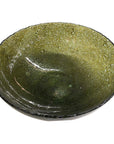 Veridian Shimmer - Earthy Glass Bowl - Green