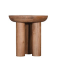 Blair - Round End Table - Dark Brown