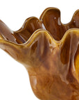 Amber Tide - Indoor-Outdoor Bowl - Brown