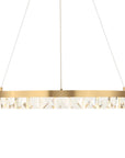Segovia - Round Crystal LED Chandelier - Gold
