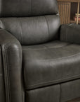 Linden - Power Swivel Gliding Recliner With Power Headrest, Lumbar, Heat & Massage