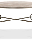Commerce And Market - Table Talk Chat Table - Champagne / Gray