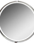Tazlina - Round Mirror - Brushed Nickel
