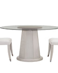 Korey - Round Dining Table - White