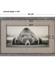 Deep Sleep - Bear Print - Silver