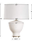Maisie - White Table Lamp - White