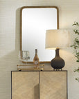 Vestry - Antique Brass Mirror - Brass / Gold