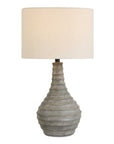 Stratum - Rustic Outdoor Table Lamp - Gray