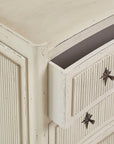 Reeded - Chest Of Drawers - Beige