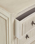 Reeded - Chest Of Drawers - Beige