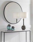 Benedo - Round Mirror - Black