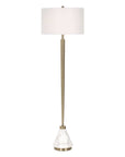 Curran - Tapered Metal Floor Lamp - White