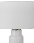 Albany - Farmhouse Table Lamp - White
