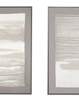 Zole II Framed Canvas - Gray