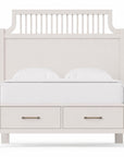 Pure Maple - King Garden Storage Bed - Cottage White