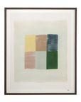 Sunny Patchwork II Framed Print - Gray