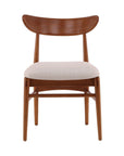 Johnson - Side Chair - Light Brown / Beige
