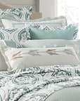 Belmont - Queen Comforter Set Set of 4 - Green / White