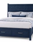 Tide & Timber - Fretwork Bed With Storage Footboard