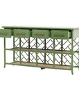 Trellis - Bamboo Sideboard - Green