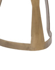 Vaughan - Accent Table - Antique Brass / Black Slate