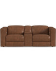 Austin - Power Reclining Loveseat With Console And Power Headrests - Chestnut
