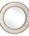Denali - Textured Glass Round Mirror