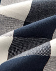 Camille - Queen Buffalo Check Comforter Set Set of 3 - Navy